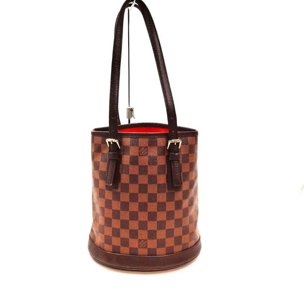 Louis Vuitton Damier Ebene bucket bag